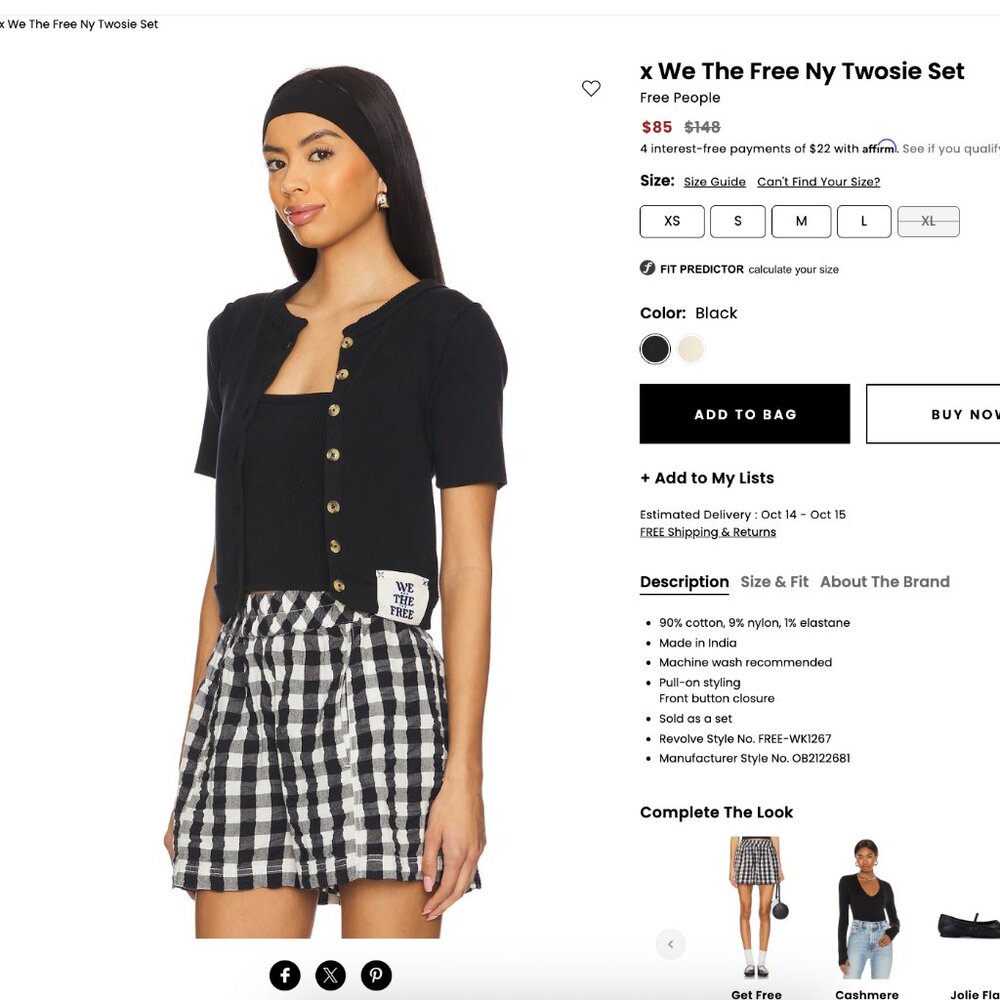 x We The Free Ny Twosie Set - Picture 3 of 5